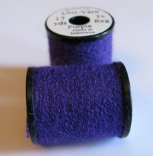 UNI- Yarn 17 yds 2x purple